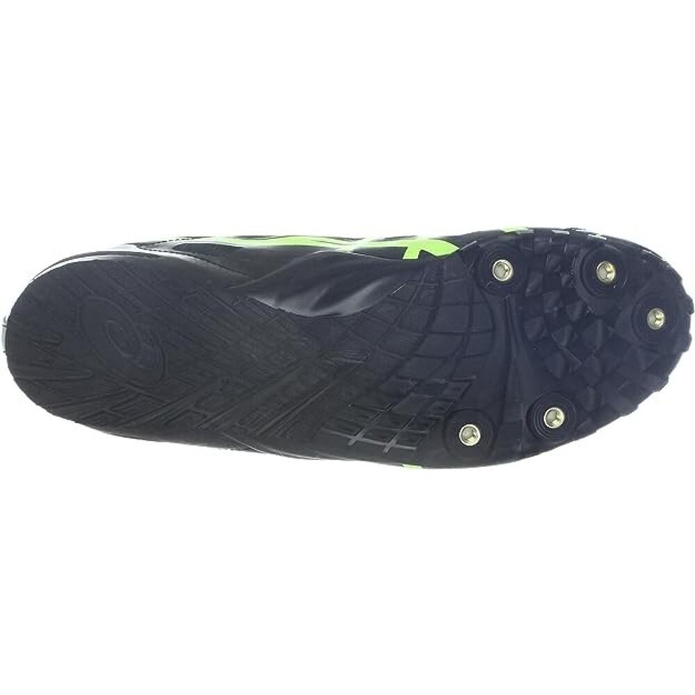 Asics Athletic Shoes Men's 11.5 Black/Flash Yellow Hyper MD 5 - Picture 3 of 10